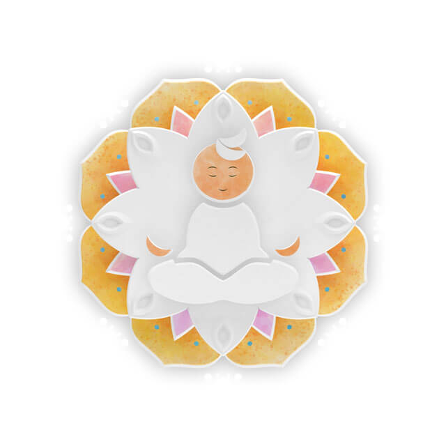 Making-of: 3D Illustration 'Little Buddha', Schritt 5, Hauttönung und Gesicht Little Buddha